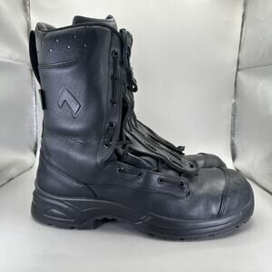 HAIX Airpower XR2 Firefighter Combat Boots Mens Size 11.5 Black CROSSTECH NFPA